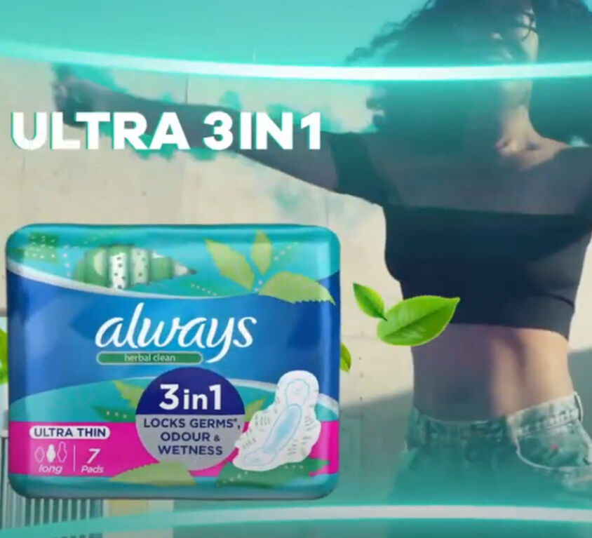 Clean Moves with the New Always 3in1 Herbal Clean